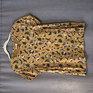 🌸Animal Print Women's 100% Cotton T-shirt, Large